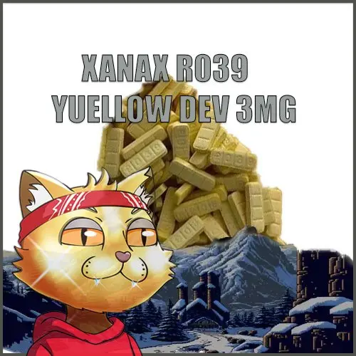 ✦XANAX R039 YELLOW/DEV/3MG✦